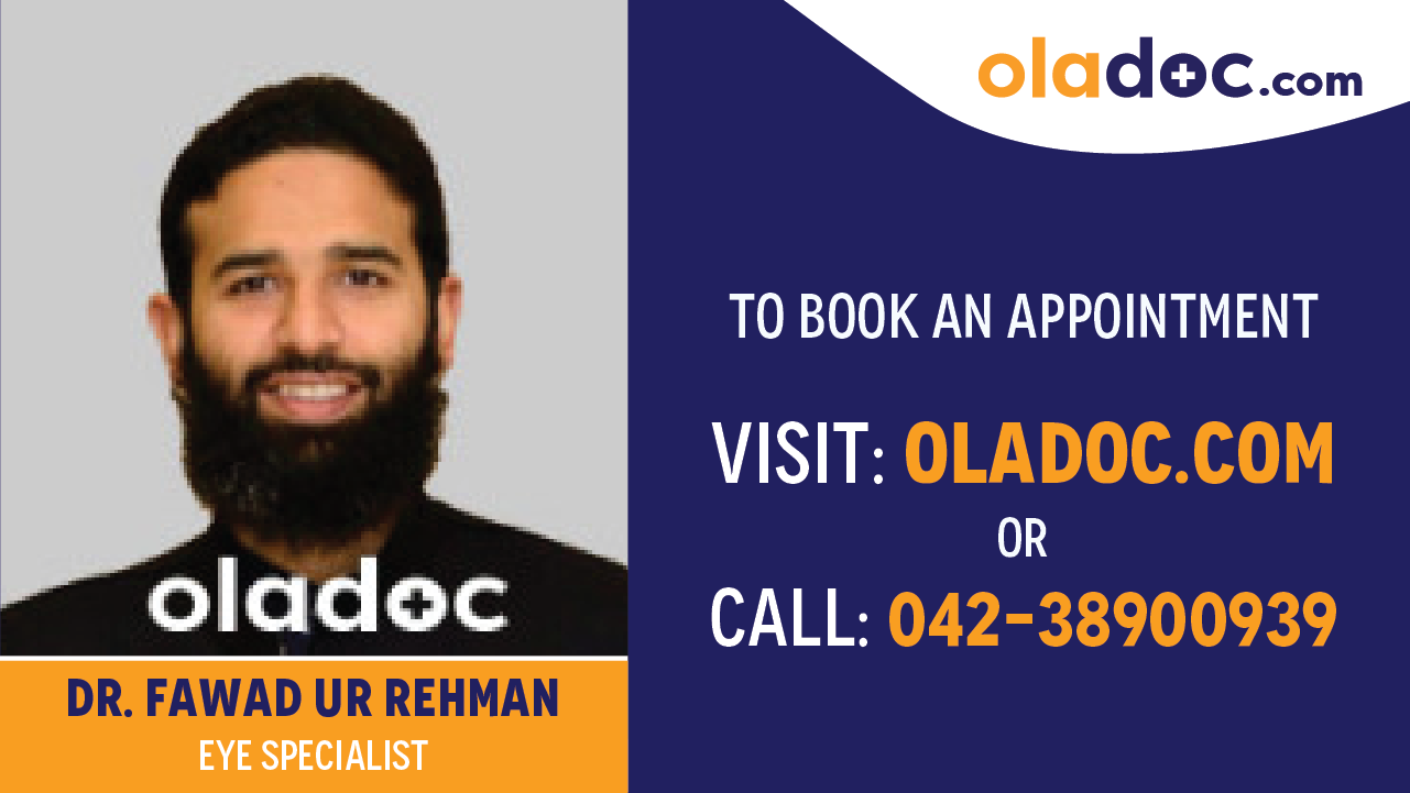 Book appointment with Dr.Fawad Ur Rehman-best Eye Specialist in Lahore
